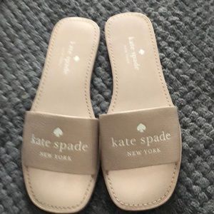 Kate Spade Slides Tan
